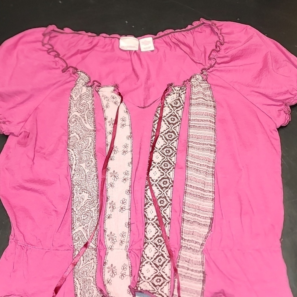 Xhilaration peasant style top Sz XL